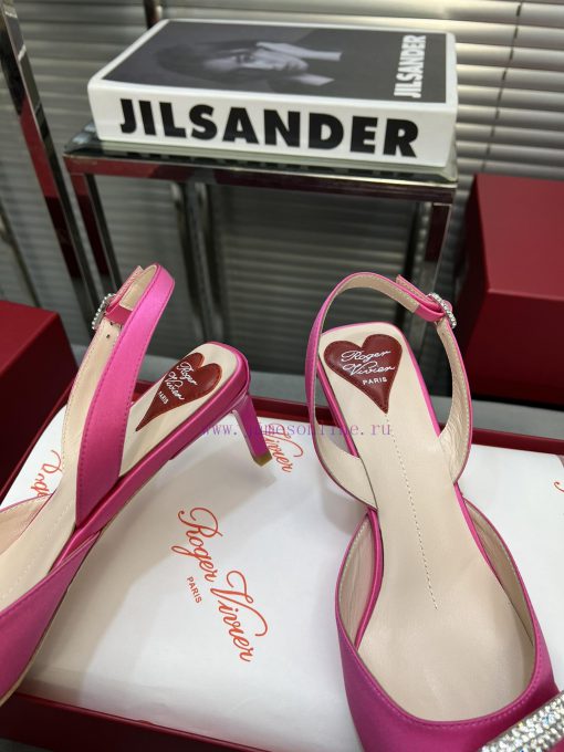 Top tierRV pointed rhinestone silk single shoeAll the craftsmanship is used to create a perfokucrjpu - Image 5