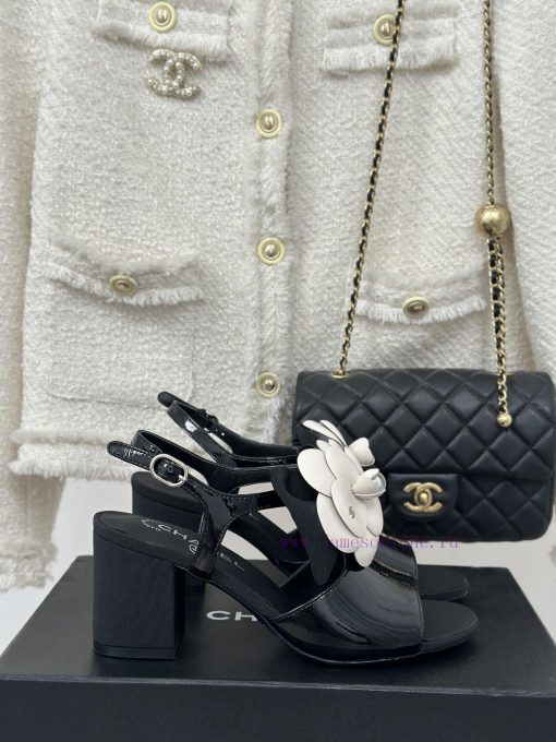Chanel | Chanel 24C New Product ClassicCamellia Thick Bottom Sandals and Slippers SeriesThe ugs1buz8 - Image 2