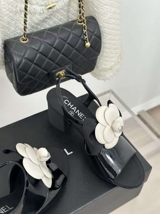 Chanel | Chanel 24C New Product ClassicCamellia Thick Bottom Sandals and Slippers SeriesThe ugs1buz8 - Image 6