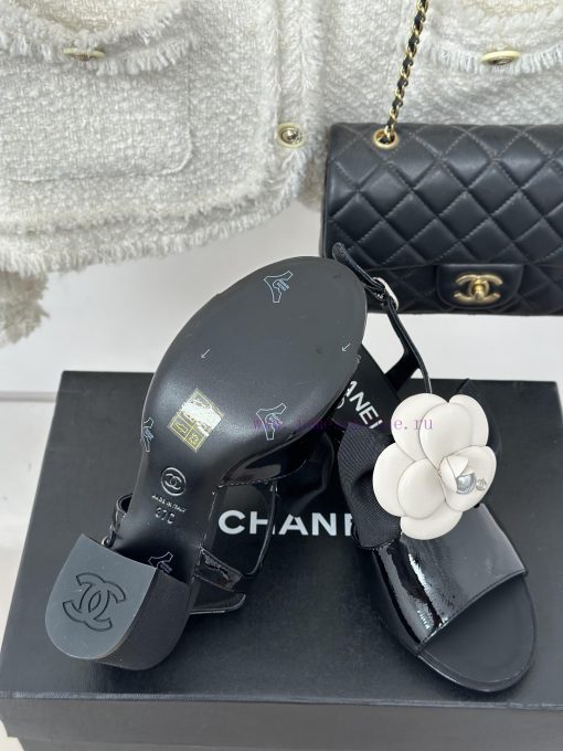 Chanel | Chanel 24C New Product ClassicCamellia Thick Bottom Sandals and Slippers SeriesThe ugs1buz8 - Image 10