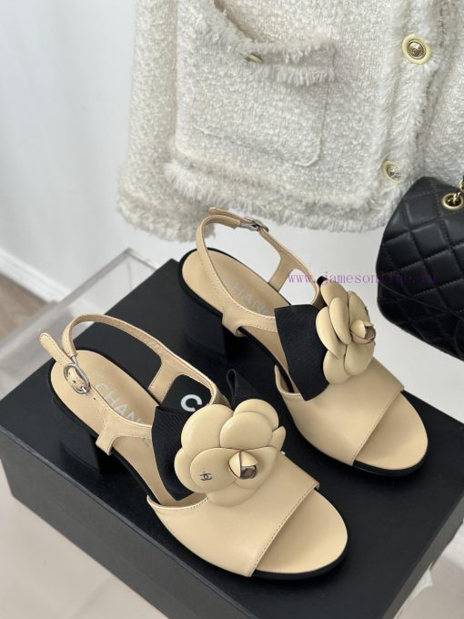 Chanel | Chanel 24C New Product ClassicCamellia Thick Bottom Sandals and Slippers SeriesThe 0b2773yb - Image 4