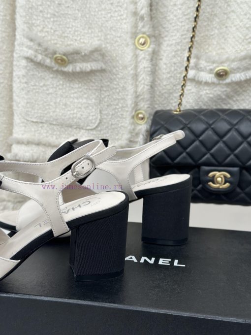 Chanel | Chanel 24C New Product ClassicCamellia Thick Bottom Sandals and Slippers SeriesThe i20aipsc - Image 7