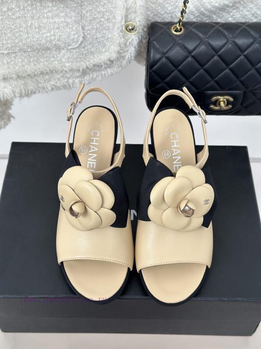Chanel | Chanel 24C New Product ClassicCamellia Thick Bottom Sandals and Slippers SeriesThe 0b2773yb - Image 5