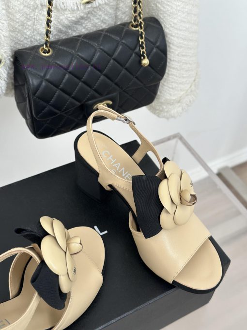 Chanel | Chanel 24C New Product ClassicCamellia Thick Bottom Sandals and Slippers SeriesThe 0b2773yb - Image 6
