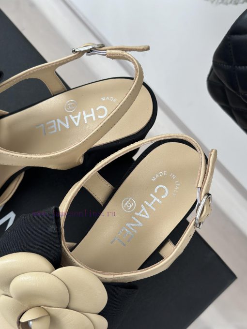 Chanel | Chanel 24C New Product ClassicCamellia Thick Bottom Sandals and Slippers SeriesThe 0b2773yb - Image 9