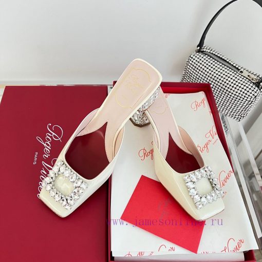 𝑹𝒐𝒈𝒆𝒓𝑽𝒊𝒗 * 𝒆𝒓 New Jewel Heel Sparkling Diamond Inlaid High Heel Half Drag | Top Purchasing L486yrn19 - Image 7