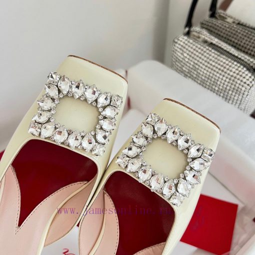 𝑹𝒐𝒈𝒆𝒓𝑽𝒊𝒗 * 𝒆𝒓 New Jewel Heel Sparkling Diamond Inlaid High Heel Half Drag | Top Purchasing L486yrn19 - Image 8