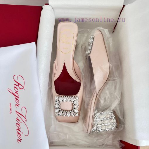 𝑹𝒐𝒈𝒆𝒓𝑽𝒊𝒗 * 𝒆𝒓 New Jewel Heel Sparkling Diamond Inlaid High Heel Half Drag | Top Purchasing Luoa5w1rl - Image 2
