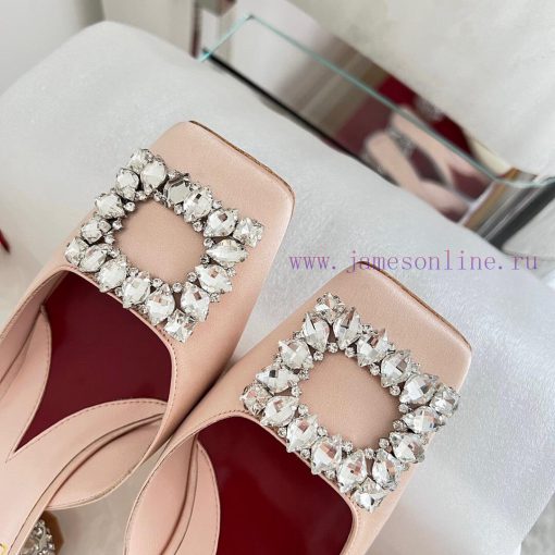 𝑹𝒐𝒈𝒆𝒓𝑽𝒊𝒗 * 𝒆𝒓 New Jewel Heel Sparkling Diamond Inlaid High Heel Half Drag | Top Purchasing Luoa5w1rl - Image 8