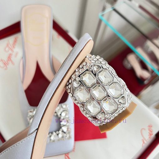 𝑹𝒐𝒈𝒆𝒓𝑽𝒊𝒗 * 𝒆𝒓 New Jewel Heel Sparkling Diamond Inlaid High Heel Half Drag | Top Purchasing L0tjhq0qu - Image 9