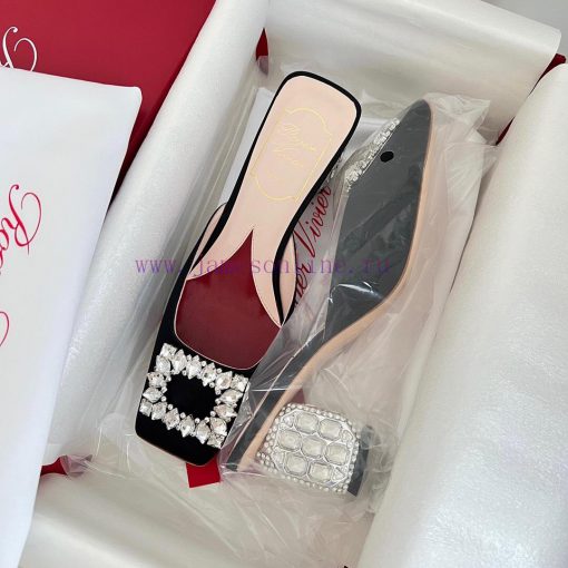 𝑹𝒐𝒈𝒆𝒓𝑽𝒊𝒗 * 𝒆𝒓 New Jewel Heel Sparkling Diamond Inlaid High Heel Half Drag | Top Purchasing L7ushz4dp - Image 2