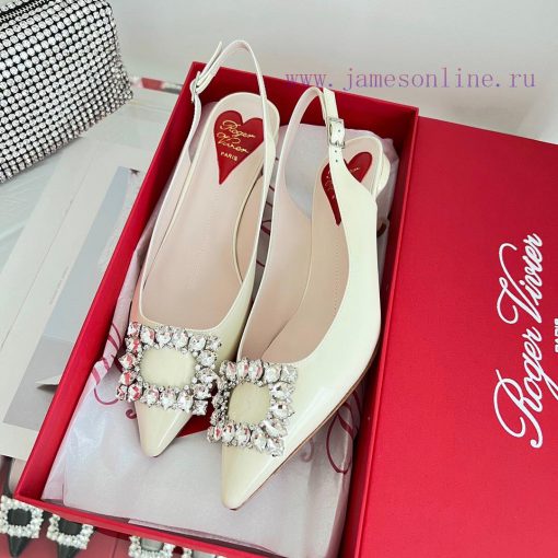 ️𝑹𝒐𝒈𝒆𝒓𝑽𝒊𝒗 * 𝒆𝒓 New Virgule diamond buckle comma heel with high heels | Top purchasing level-knh7u5qx - Image 6