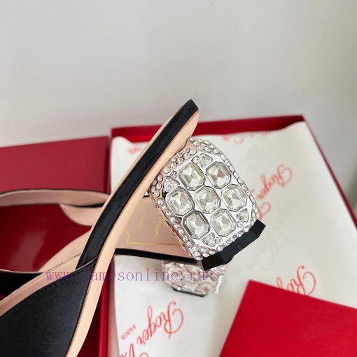 𝑹𝒐𝒈𝒆𝒓𝑽𝒊𝒗 * 𝒆𝒓 New Jewel Heel Sparkling Diamond Inlaid High Heel Half Drag | Top Purchasing L7ushz4dp - Image 9