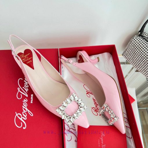 ️𝑹𝒐𝒈𝒆𝒓𝑽𝒊𝒗 * 𝒆𝒓 New Virgule diamond buckle comma heel with high heels | Top purchasing level-qud3eoik - Image 6