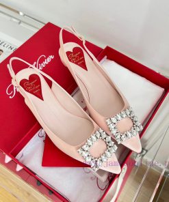 ️𝑹𝒐𝒈𝒆𝒓𝑽𝒊𝒗 * 𝒆𝒓 New Virgule diamond buckle comma heel with high heels | Top purchasing level-biq6ivql