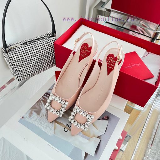 ️𝑹𝒐𝒈𝒆𝒓𝑽𝒊𝒗 * 𝒆𝒓 New Virgule diamond buckle comma heel with high heels | Top purchasing level-biq6ivql - Image 6