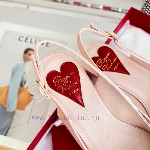 ️𝑹𝒐𝒈𝒆𝒓𝑽𝒊𝒗 * 𝒆𝒓 New Virgule diamond buckle comma heel with high heels | Top purchasing level-biq6ivql - Image 8