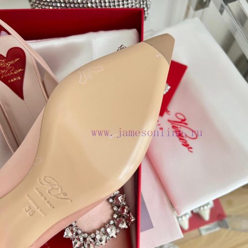 ️𝑹𝒐𝒈𝒆𝒓𝑽𝒊𝒗 * 𝒆𝒓 New Virgule diamond buckle comma heel with high heels | Top purchasing level-biq6ivql - Image 10