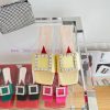 ️️* 𝓥/Biki Love 4.5cm Diamond Thread Satin High Heels-Black Yellow Grey Green Rose Red-Matercw7mk94j