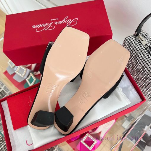 ️️* 𝓥/Biki Love 4.5cm Diamond Thread Satin High Heels-Black Yellow Grey Green Rose Red-Matervmcegw6k - Image 10