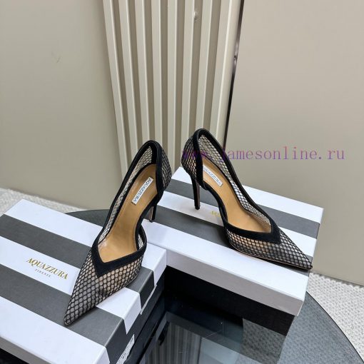 AQUAZZURA 24 Spring/Summer New Mesh High HeelsIt's both simple and fashionable, too dazzlingtsp15nhj - Image 2