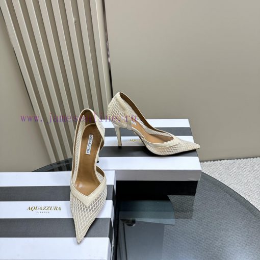 AQUAZZURA 24 Spring/Summer New Mesh High HeelsIt's both simple and fashionable, too dazzlingfbwkwlz0 - Image 5