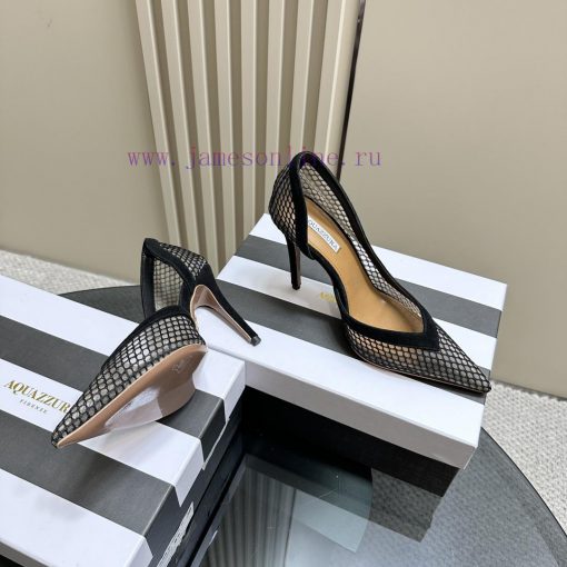AQUAZZURA 24 Spring/Summer New Mesh High HeelsIt's both simple and fashionable, too dazzlingtsp15nhj - Image 3