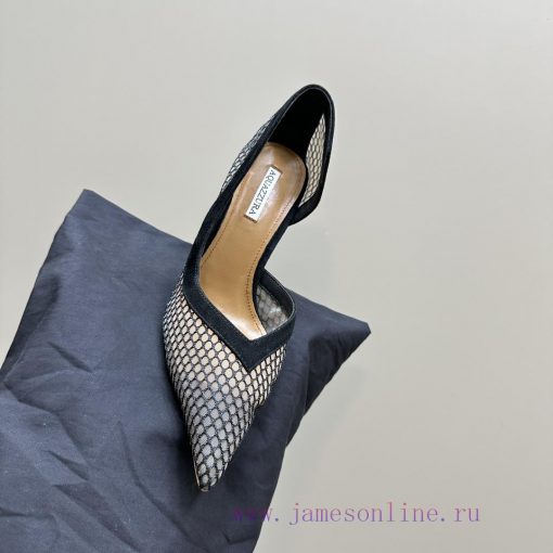 AQUAZZURA 24 Spring/Summer New Mesh High HeelsIt's both simple and fashionable, too dazzlingtsp15nhj - Image 9