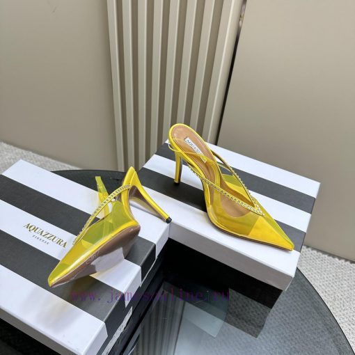 AQUAZZURA Golden Pineapple 2024 𝐒𝐒𝐧𝐞𝐰 Spring/Summer New Edition Aquazzura/Pineapple, belovedpgwjftr8 - Image 3