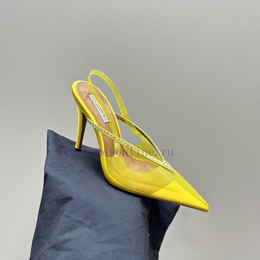 AQUAZZURA Golden Pineapple 2024 𝐒𝐒𝐧𝐞𝐰 Spring/Summer New Edition Aquazzura/Pineapple, belovedpgwjftr8 - Image 8