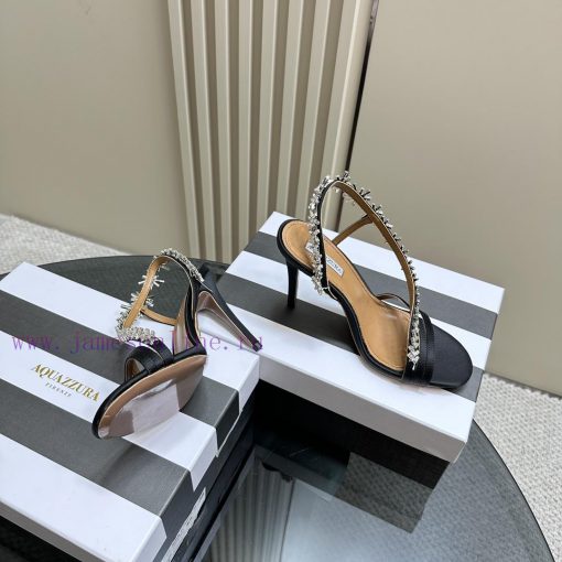 AQUAZZURA Golden Pineapple 2024 𝐒𝐒𝐧𝐞𝐰 Spring/Summer New Water Diamond High Heels Aquazzura/P5ogyehzh - Image 3