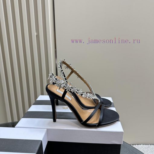 AQUAZZURA Golden Pineapple 2024 𝐒𝐒𝐧𝐞𝐰 Spring/Summer New Water Diamond High Heels Aquazzura/P5ogyehzh - Image 4