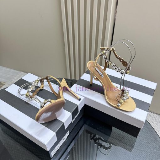 AQUAZZURA Golden Pineapple 2024 𝐒𝐒𝐧𝐞𝐰 Spring/Summer New High Heels Aquazzura/Pineapple Italiht9y0v5j - Image 3