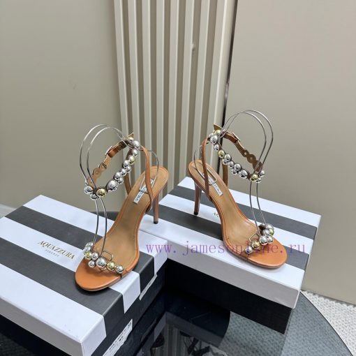 AQUAZZURA Golden Pineapple 2024 𝐒𝐒𝐧𝐞𝐰 Spring/Summer New Flat Shoes Aquazzura/Pineapple Italidavqwqtc - Image 2