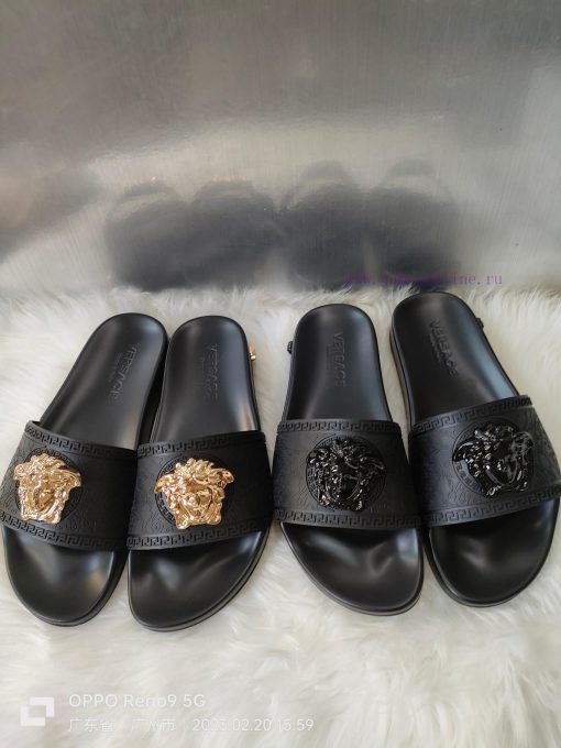 Versace Versace original 1:1 mold metal beautiful Sha head The outsole PU rubber combination96d4phy8 - Image 2