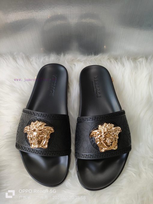 Versace Versace original 1:1 mold metal beautiful Sha head The outsole PU rubber combination96d4phy8 - Image 3