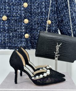 Jimmy Choo | Jay Chou's Classic Pearl Lace High HeelsOur JC family always maintains superior3xm107i1