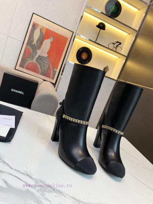 Chanel 2023CHANEL official website synchronous side zipper boots purchasing grade quality orwk0q5w20 - Image 2