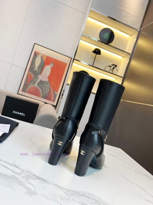 Chanel 2023CHANEL official website synchronous side zipper boots purchasing grade quality orwk0q5w20 - Image 4