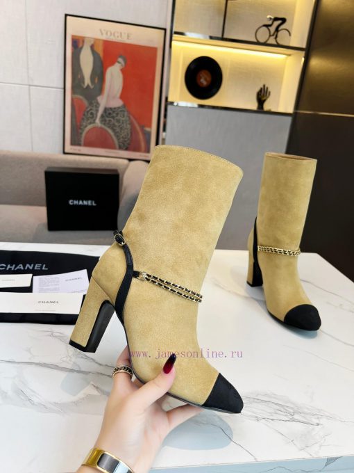 Chanel 2023CHANEL official website synchronous side zipper boots purchasing grade quality orvxd7i5sv - Image 2