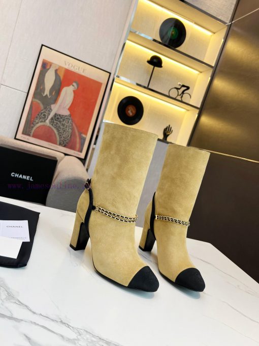 Chanel 2023CHANEL official website synchronous side zipper boots purchasing grade quality orvxd7i5sv - Image 3