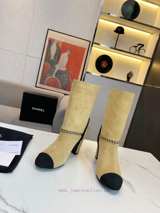 Chanel 2023CHANEL official website synchronous side zipper boots purchasing grade quality orvxd7i5sv - Image 4