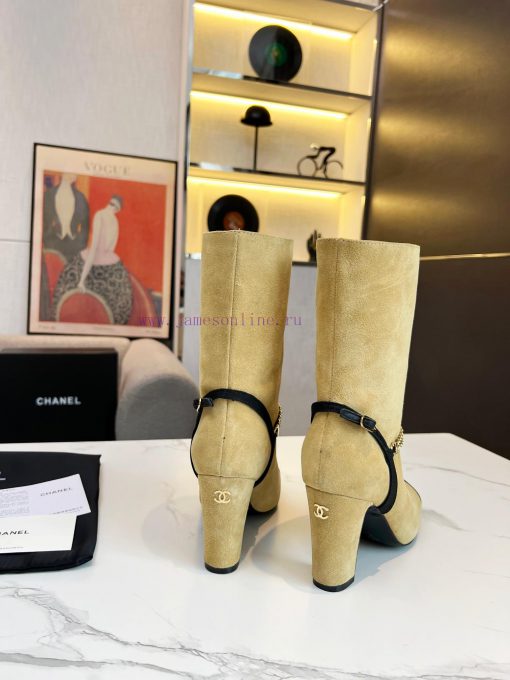 Chanel 2023CHANEL official website synchronous side zipper boots purchasing grade quality orvxd7i5sv - Image 6