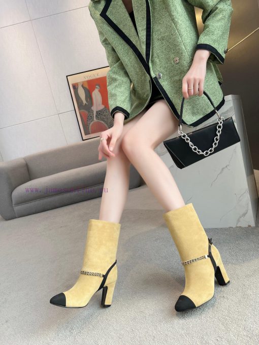 Chanel 2023CHANEL official website synchronous side zipper boots purchasing grade quality orvxd7i5sv - Image 8