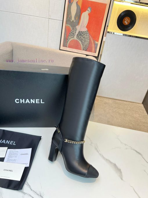 Chanel 2023CHANEL official website synchronous side zipper boots purchasing grade quality orsip9vscq - Image 4