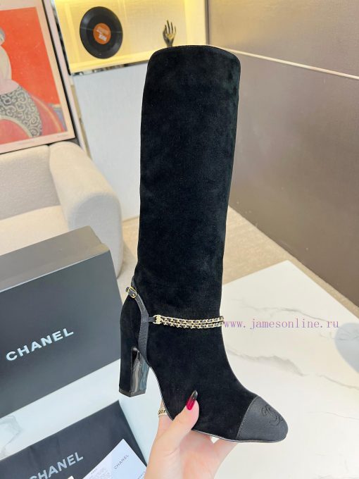 Chanel 2023CHANEL official website synchronous side zipper boots purchasing grade quality ors4371260 - Image 4