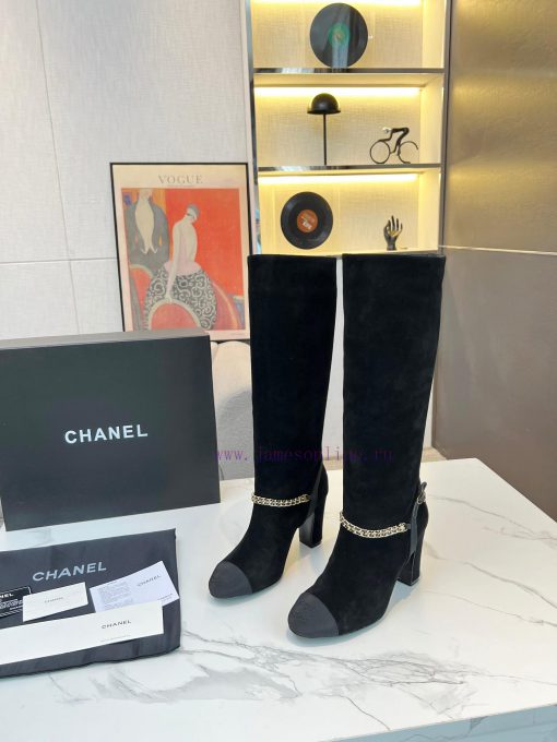 Chanel 2023CHANEL official website synchronous side zipper boots purchasing grade quality ors4371260 - Image 5