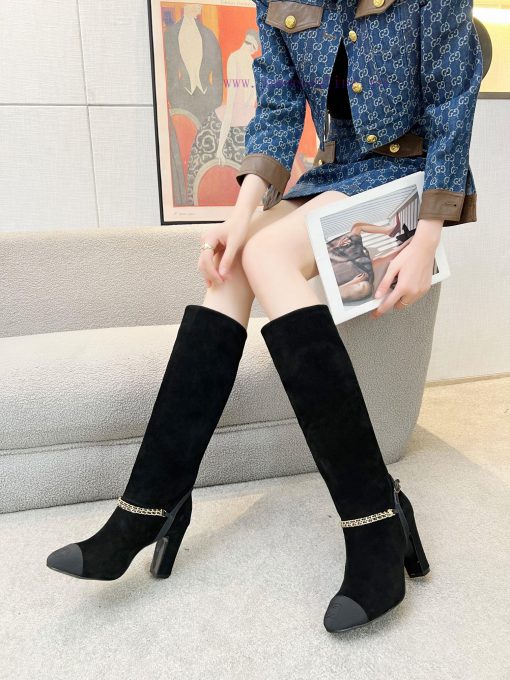 Chanel 2023CHANEL official website synchronous side zipper boots purchasing grade quality ors4371260 - Image 8