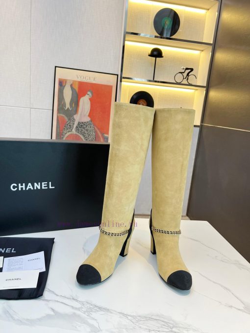 Chanel 2023CHANEL official website synchronous side zipper boots purchasing grade quality ordhoh1bp8 - Image 4