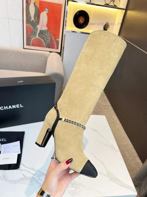Chanel 2023CHANEL official website synchronous side zipper boots purchasing grade quality ordhoh1bp8 - Image 5